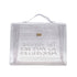 HERMES VINYL KELLY SOUVENIR DE L' EXPOSITION 1997 CLEAR HAND BAG 90289525 - PURPOSE