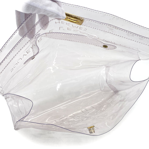 HERMES VINYL KELLY SOUVENIR DE L' EXPOSITION 1997 CLEAR HAND BAG 90289525 - PURPOSE