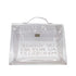 HERMES VINYL KELLY SOUVENIR DE L' EXPOSITION 1997 CLEAR HAND BAG 90289533 - PURPOSE