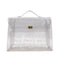 HERMES VINYL KELLY SOUVENIR DE L' EXPOSITION 1997 CLEAR HAND BAG 90289533 - PURPOSE