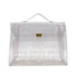 HERMES VINYL KELLY SOUVENIR DE L' EXPOSITION 1997 CLEAR HAND BAG 90289533 - PURPOSE