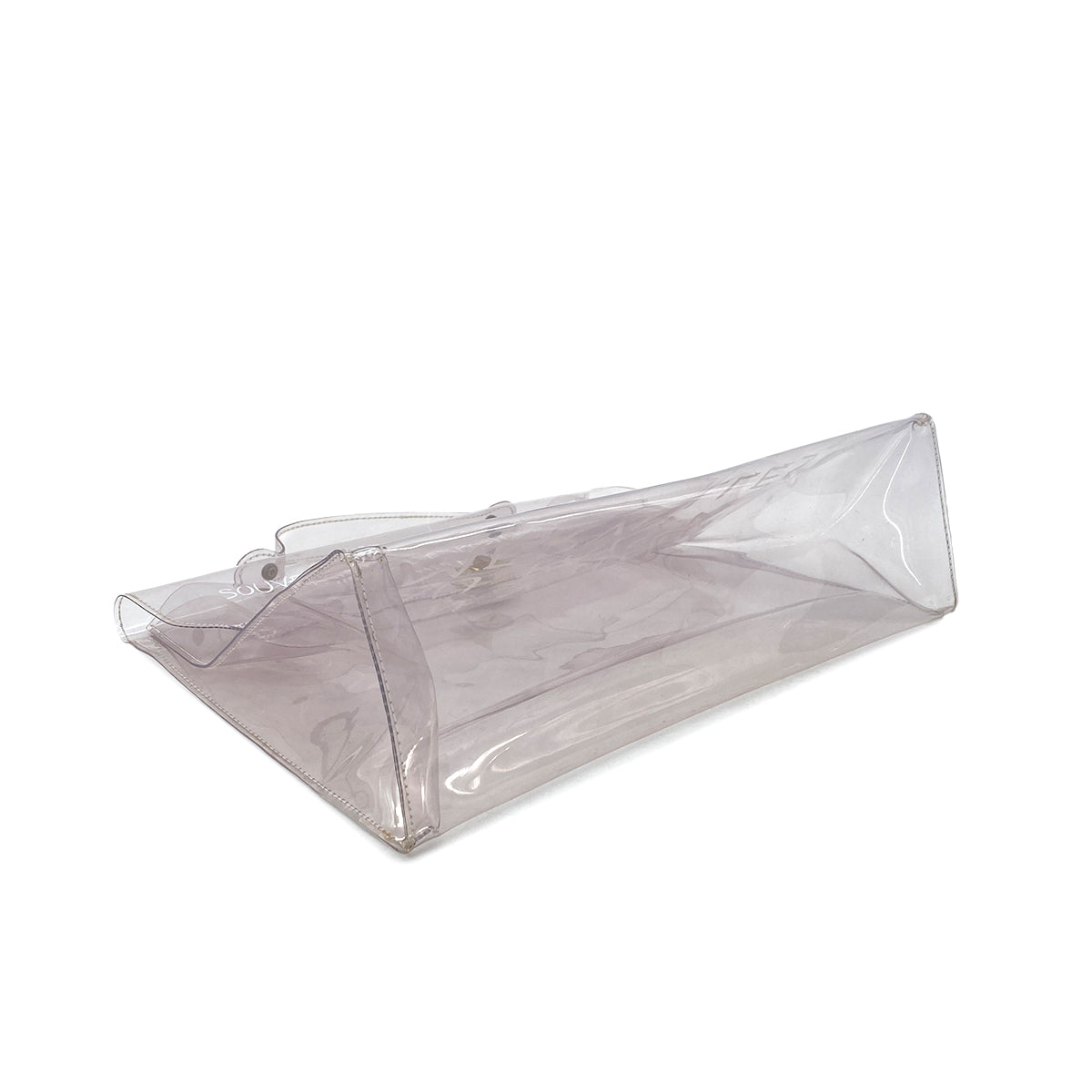 HERMES VINYL KELLY SOUVENIR DE L' EXPOSITION 1997 CLEAR HAND BAG 90289533