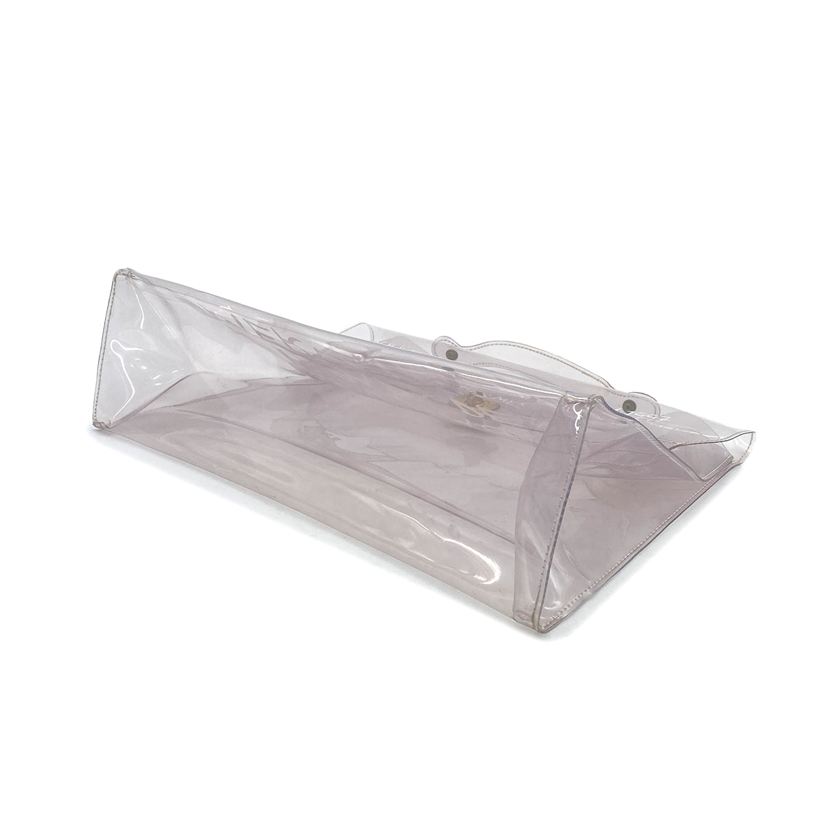 HERMES VINYL KELLY SOUVENIR DE L' EXPOSITION 1997 CLEAR HAND BAG 90289533