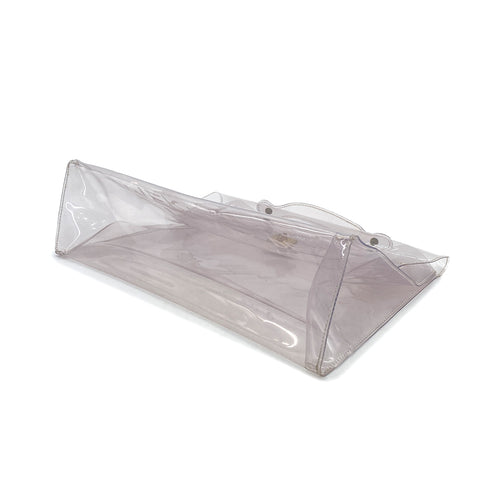 HERMES VINYL KELLY SOUVENIR DE L' EXPOSITION 1997 CLEAR HAND BAG 90289533 - PURPOSE