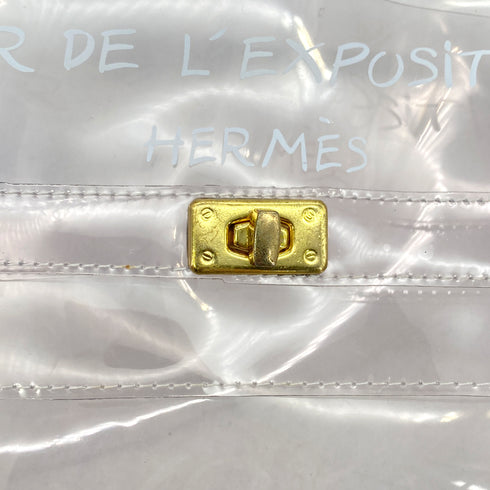 HERMES VINYL KELLY SOUVENIR DE L' EXPOSITION 1997 CLEAR HAND BAG 90289533 - PURPOSE