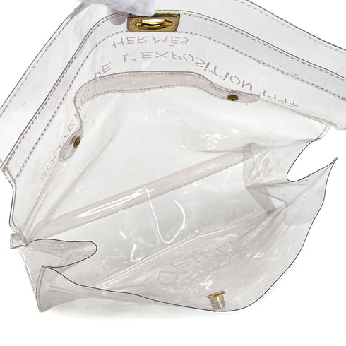 HERMES VINYL KELLY SOUVENIR DE L' EXPOSITION 1997 CLEAR HAND BAG 90289533 - PURPOSE