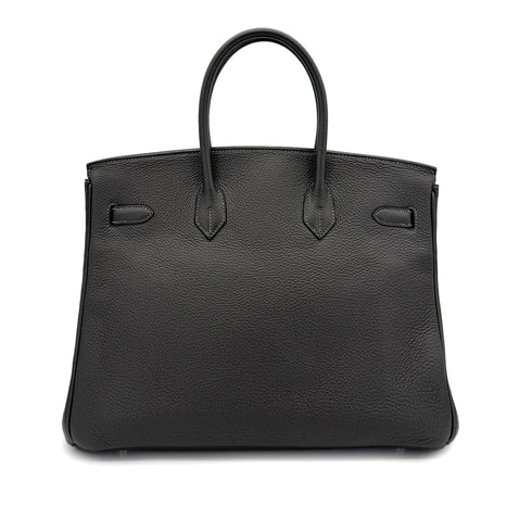 HERMES BIRKIN 35 GRAPHITE TOGO HAND BAG □H SHW 90289536 - PURPOSE