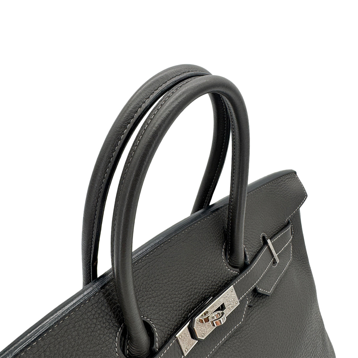 HERMES BIRKIN 35 GRAPHITE TOGO HAND BAG □H SHW 90289536