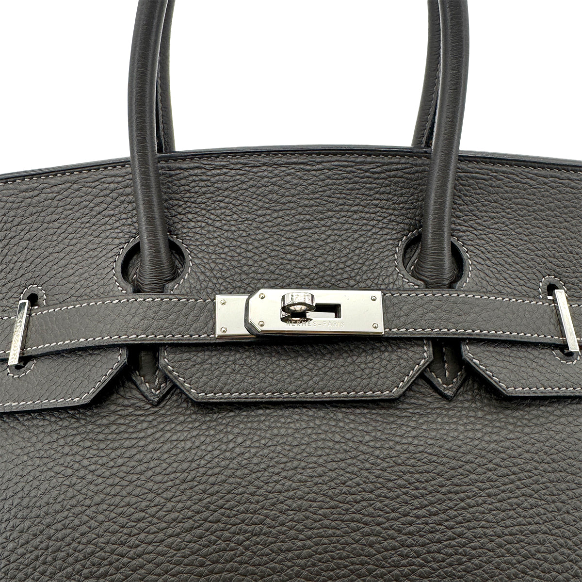 HERMES BIRKIN 35 GRAPHITE TOGO HAND BAG □H SHW 90289536