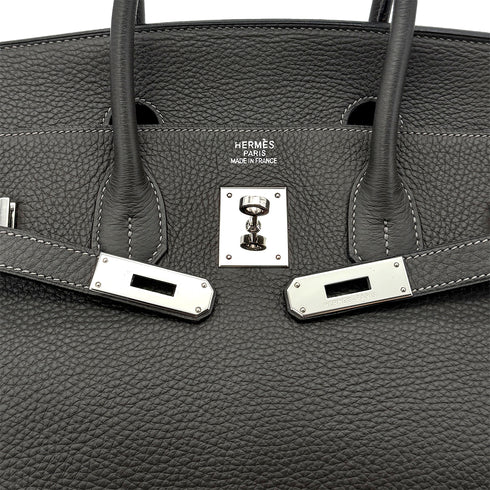 HERMES BIRKIN 35 GRAPHITE TOGO HAND BAG □H SHW 90289536 - PURPOSE