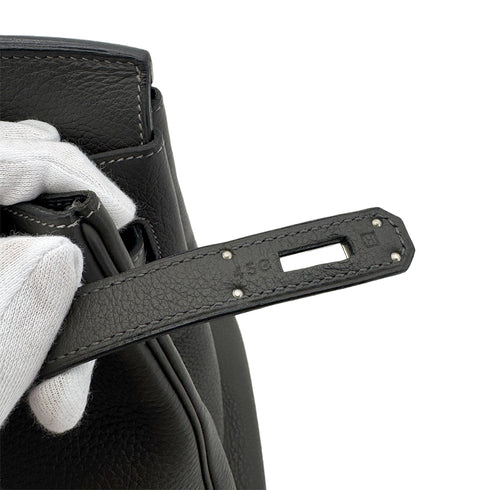 HERMES BIRKIN 35 GRAPHITE TOGO HAND BAG □H SHW 90289536 - PURPOSE