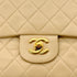 CHANEL VINTAGE CLASSIC FLAP MEDIUM CHAIN SHOULDER BAG BEIGE LAMB SKIN 90289537 - PURPOSE