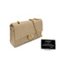 CHANEL VINTAGE CLASSIC FLAP MEDIUM CHAIN SHOULDER BAG BEIGE LAMB SKIN 90289537 - PURPOSE