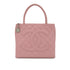 CHANEL VINTAGE MEDALLION TOTE BAG PINK CAVIAR SKIN 90289540 - PURPOSE