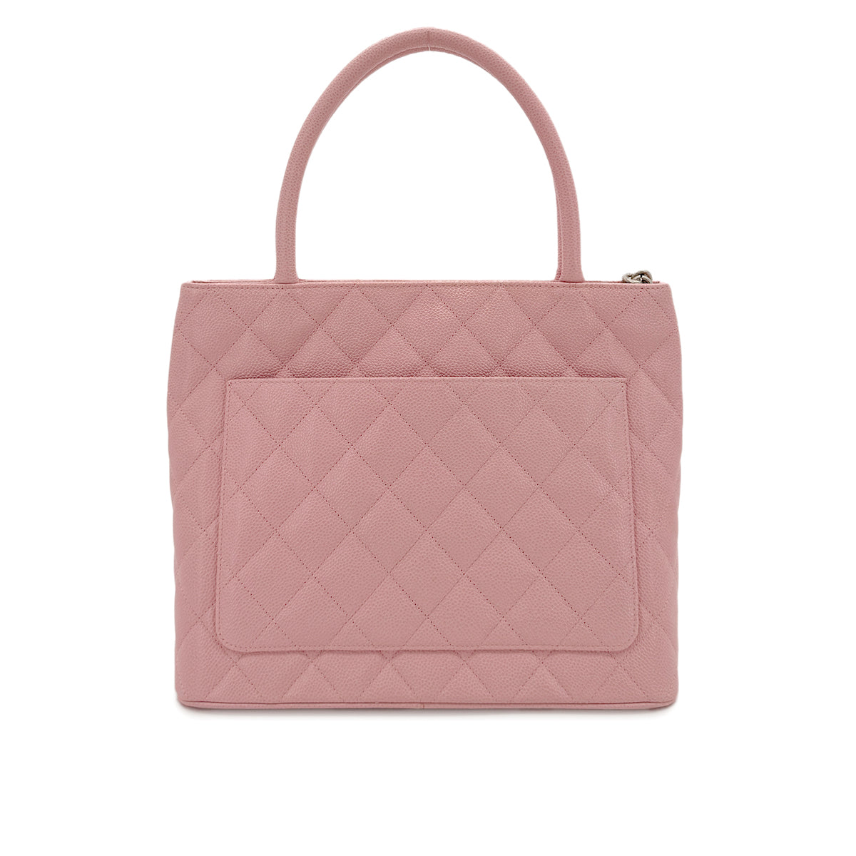 CHANEL VINTAGE MEDALLION TOTE BAG PINK CAVIAR SKIN 90289540