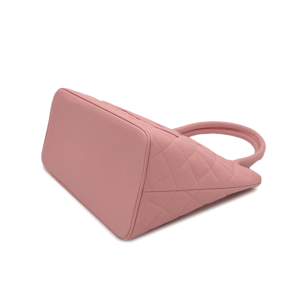 CHANEL VINTAGE MEDALLION TOTE BAG PINK CAVIAR SKIN 90289540