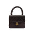 CHANEL VINTAGE PARENT-CHILD MATELASSE HAND BAG BROWN LAMB SKIN 90289541 - PURPOSE