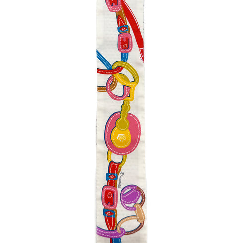 HERMES TWILLY LONG SCARF BRIDES de GALA MULTICOLOR SILK 90289545 - PURPOSE