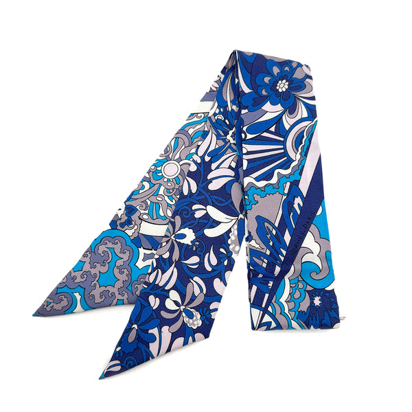 HERMES TWILLY L'IVRESSE DE L'INFINI SCARF MULTICOLOR SILK 90289550 - PURPOSE