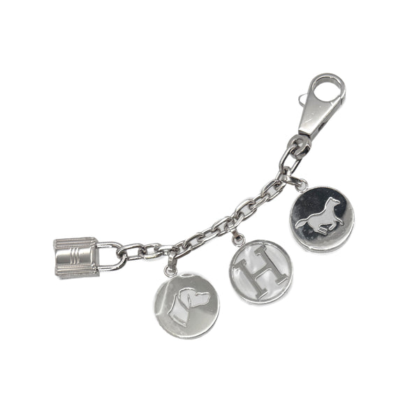HERMES BAG CHARM AMULET 4 SILVER ACCESSORY 90289555 - PURPOSE