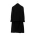 CHANEL VINTAGE BOUTIQUE VINTAGE COCO BUTTON JACKET SKIRT SET BLACK WOOL 42 98A RTW 90289558 - PURPOSE