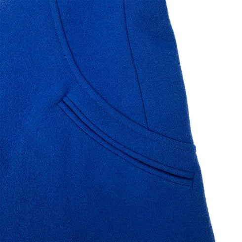 CHANEL BOUTIQUE VINTAGE GRIPOIX BUTTON COAT BLUE BORDEAUX WOOL 38 96A RTW 90289559 - PURPOSE