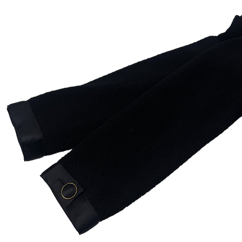 CHANEL VINTAGE JACKET BLACK WOOL 34 RTW 90289560 - PURPOSE