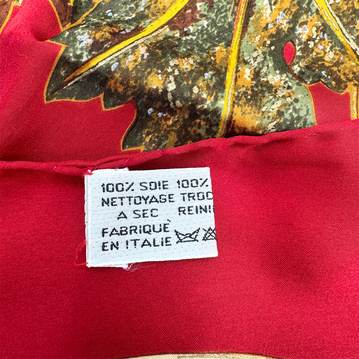 CHANEL VINTAGE SCARF MULTICOLOR SILK 90289562