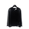 CHANEL VINTAGE SEE-THROUGH BLOUSE BACK COCO BUTTON BLACK SILK 36 98A RTW 90289565 - PURPOSE