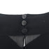 CHANEL VINTAGE SEE-THROUGH BLOUSE BACK COCO BUTTON BLACK SILK 36 98A RTW 90289565 - PURPOSE