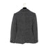 CHANEL BOUTIQUE VINTAGE DOUBLE BUTTON JACKET BLACK WHITE WOOL 38 98P RTW 90289566 - PURPOSE