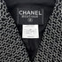 CHANEL BOUTIQUE VINTAGE DOUBLE BUTTON JACKET BLACK WHITE WOOL 38 98P RTW 90289566 - PURPOSE