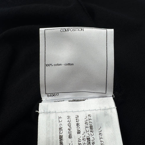 CHANEL SLEEVELESS TOPS LION PAINT BLACK WHITE COTTON 38 P72 RTW 90289567