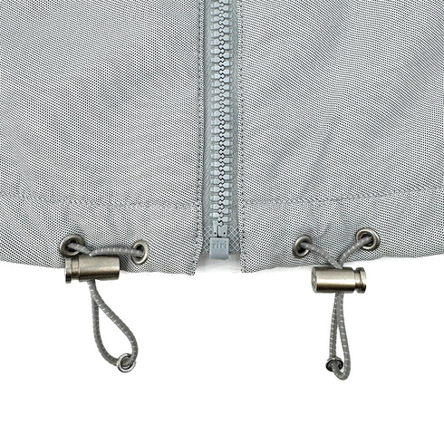 CHANEL COCOMARK IDENTIFICATION SPORTSLINE VEST AND SHORTS SET GRAY 36 01P RTW90289568