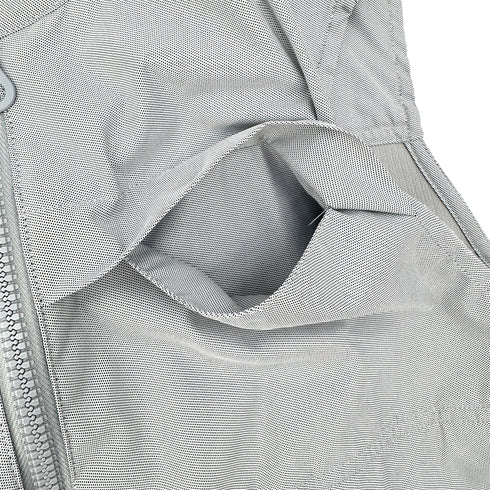 CHANEL COCOMARK IDENTIFICATION SPORTSLINE VEST AND SHORTS SET GRAY 36 01P RTW90289568