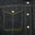 CHANEL VINTAGE COCO BUTTON DENIM SHORT JACKET NAVY COTTON 40 E97 RTW 90289573 - PURPOSE