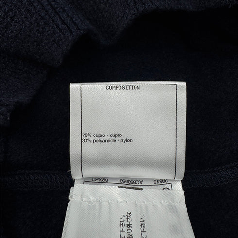 CHANEL LONG SLEEVE TOPS NAVY CUPRA 48 P57 RTW 90289575