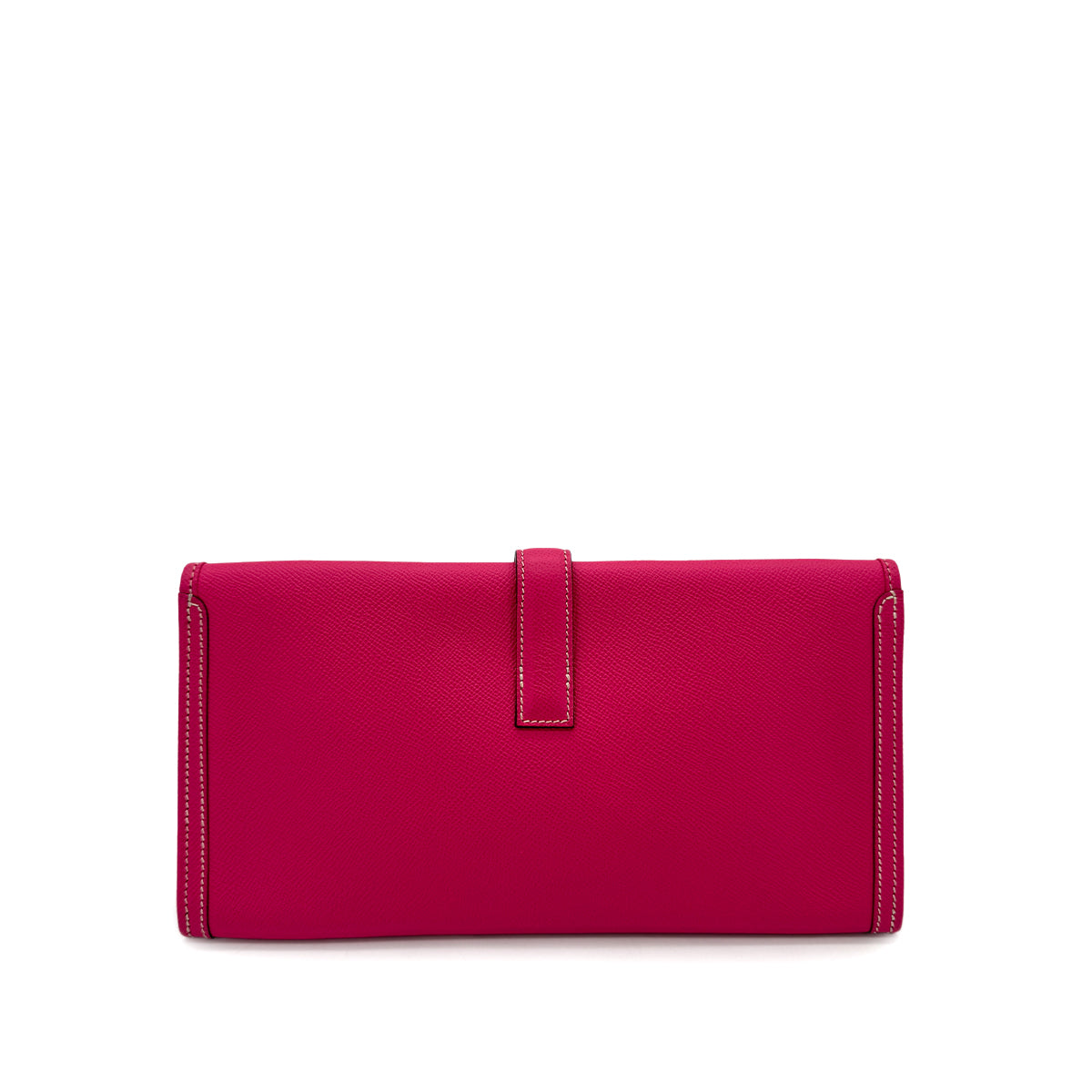 HERMES JIGE ELAN 29 ROSE TYRIEN VEAU EPSOM CLUTCH BAG □O 90290195