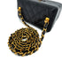 CHANEL VINTAGE CHAIN SHOULDER VANITY BAG BLACK CAVIAR SKIN 90290196