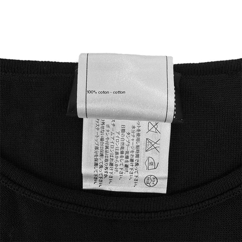 CHANEL JACQUARD CC SLEEVELESS TOPS BLACK COTTON 38 P46 RTW 90290201