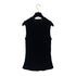 CHANEL SLEEVELESS TOPS COCO BUTTON FAUX PEARL BLACK NYLON 38 P46 RTW 90290206 - PURPOSE
