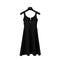 CHANEL COCOMARK SLEEVELESS SWIMWEAR DRESS BLACK NYLON 38 03C RTW 90290207