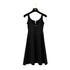 CHANEL COCOMARK SLEEVELESS SWIMWEAR DRESS BLACK NYLON 38 03C RTW 90290207