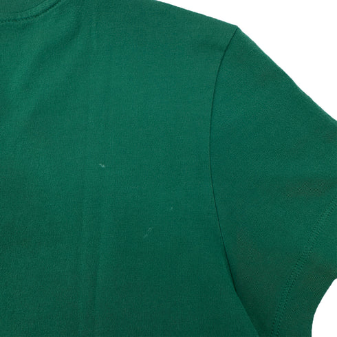 CHANEL SHORT SLEEVE TOPS COCOMARK STAR CORSAGE GREEN COTTON 36 P37 RTW 90290211