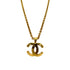 CHANEL VINTAGE NECKLACE COCOMARK MATELASSE GOLD ACCESSORY 94P 90290300 - PURPOSE