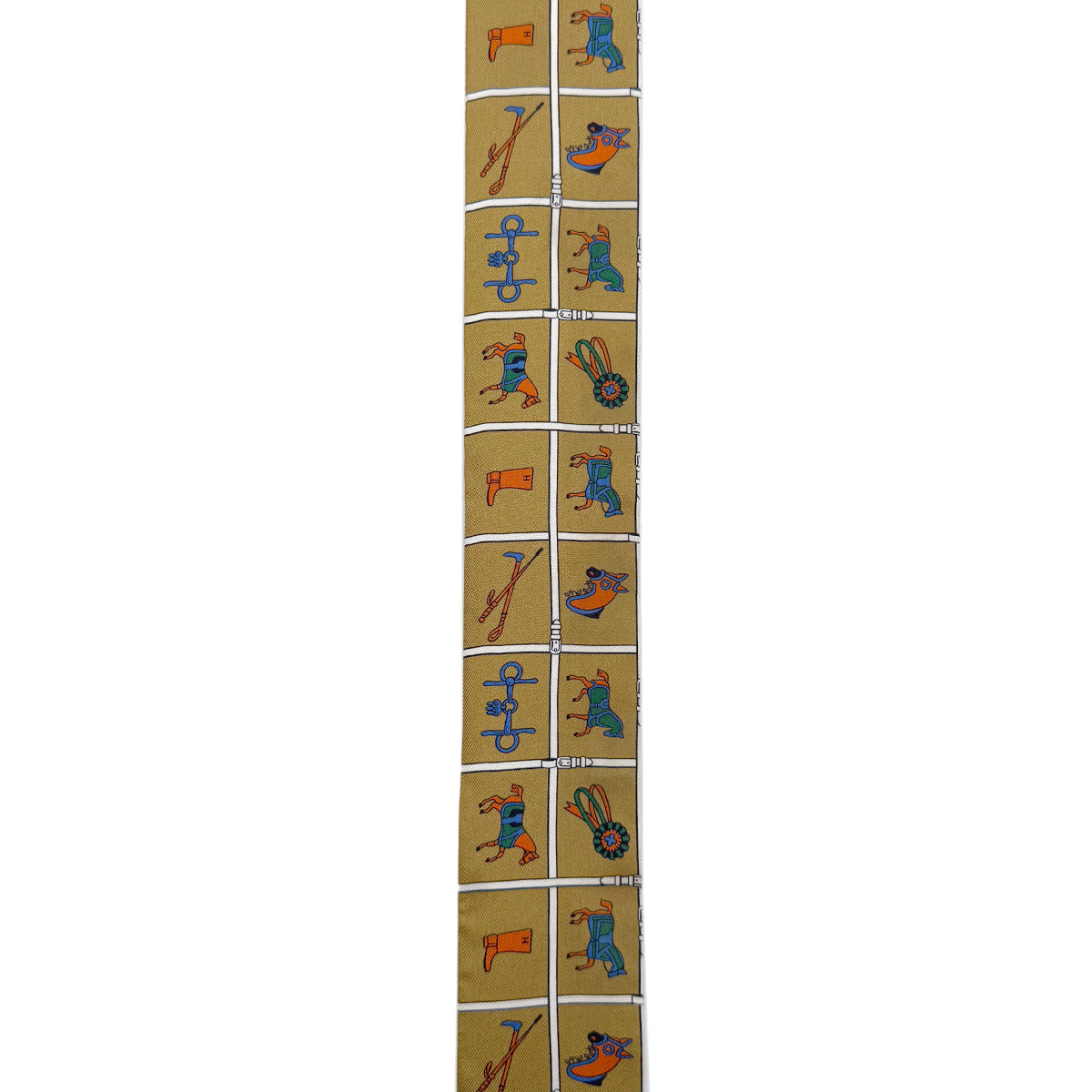 HERMES TWILLY COUVERTURES ET TENUES DE JOUR SCARF MULTICOLOR SILK 90290301
