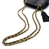 CHANEL VINTAGE MATELASSE FRINGE BIG COCO CHAIN SHOULDER BAG BLACK LAMB SKIN 90290306 - PURPOSE