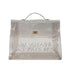 HERMES VINYL KELLY SOUVENIR DE L' EXPOSITION 1997 CLEAR HAND BAG 90290309 - PURPOSE