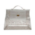 HERMES VINYL KELLY SOUVENIR DE L' EXPOSITION 1997 CLEAR HAND BAG 90290309 - PURPOSE