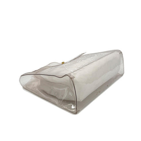 HERMES VINYL KELLY SOUVENIR DE L' EXPOSITION 1997 CLEAR HAND BAG 90290309 - PURPOSE